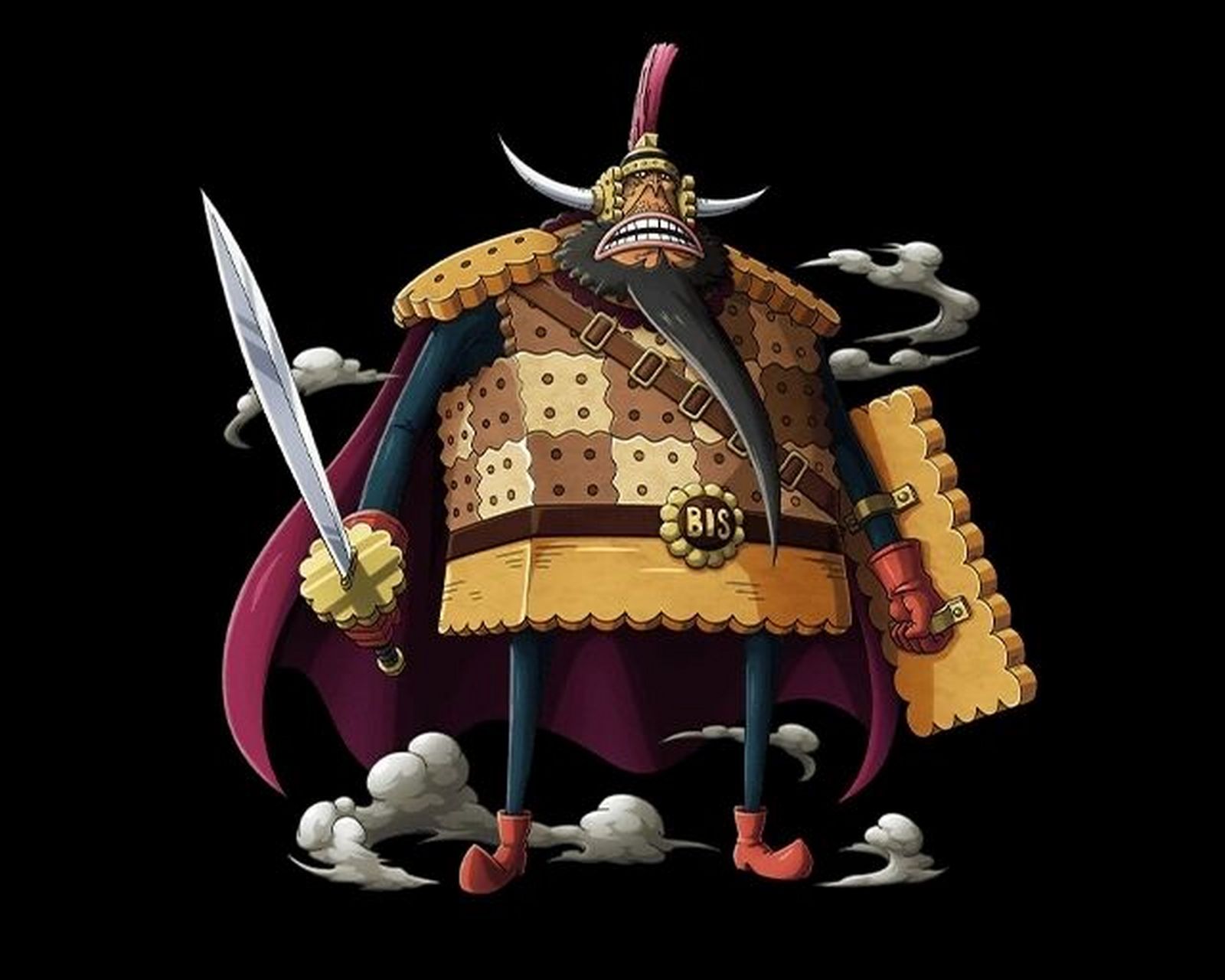 海贼王人物篇62  三将星 夏洛特·克力架 所属组织:夏洛特家族,big