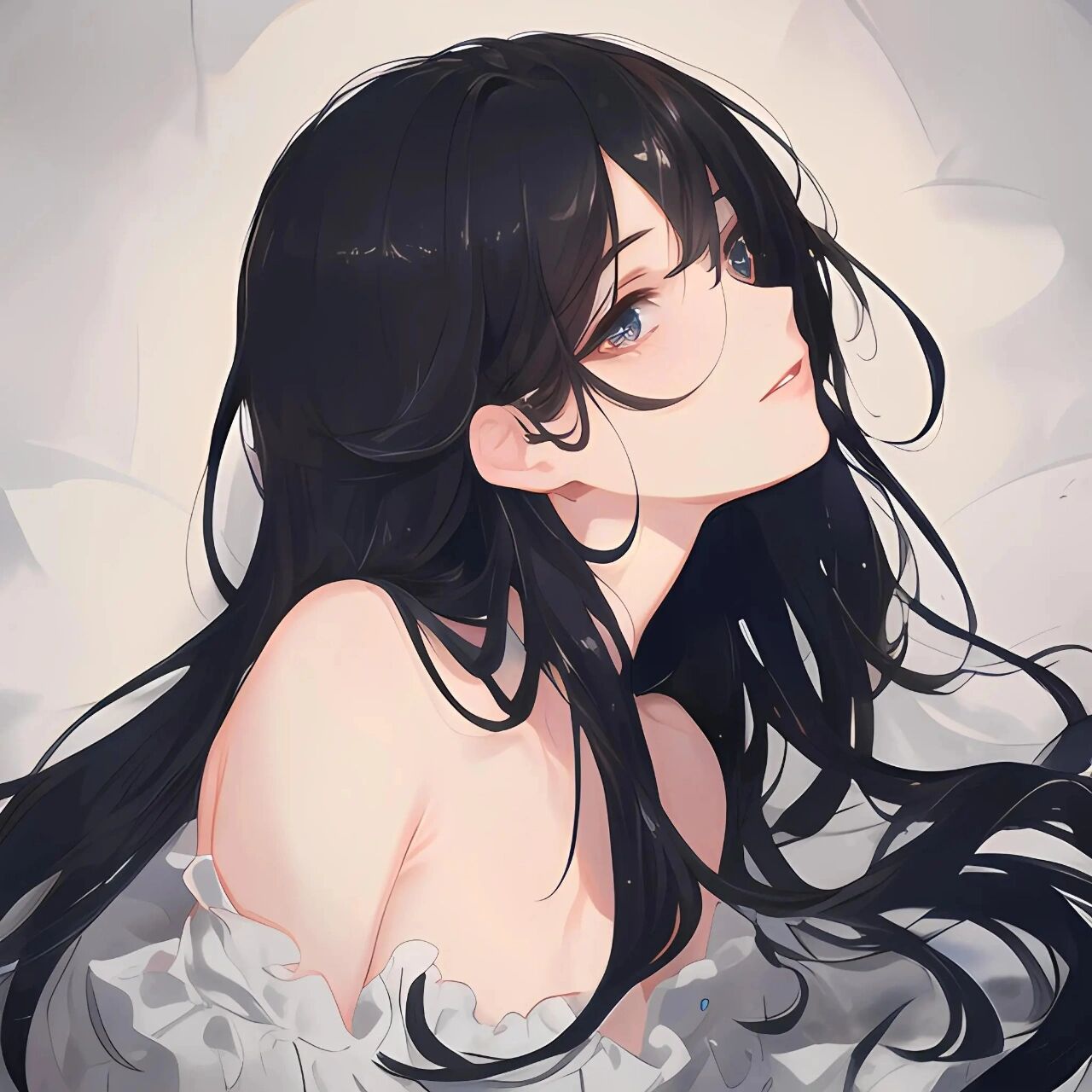 女生头像|落日归山海,山海藏深意