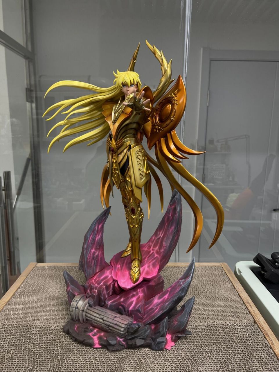 全网唯一授权展示神处女 #手办# #gk雕像# #黄金魂# #处女座# #圣斗士