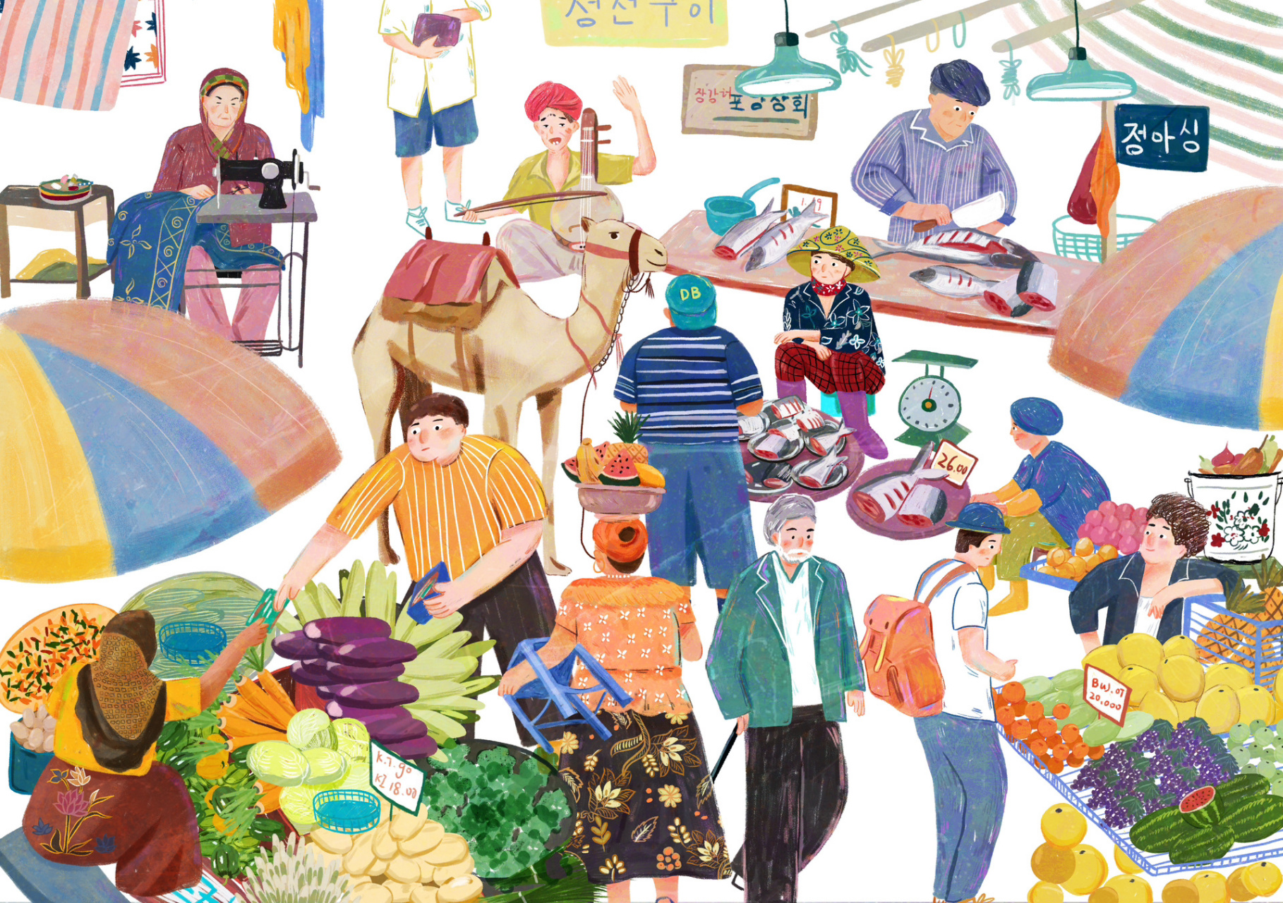 小镇故事第二辑【世界的集市】 异国风情的集市仿佛置身非洲,新鲜的