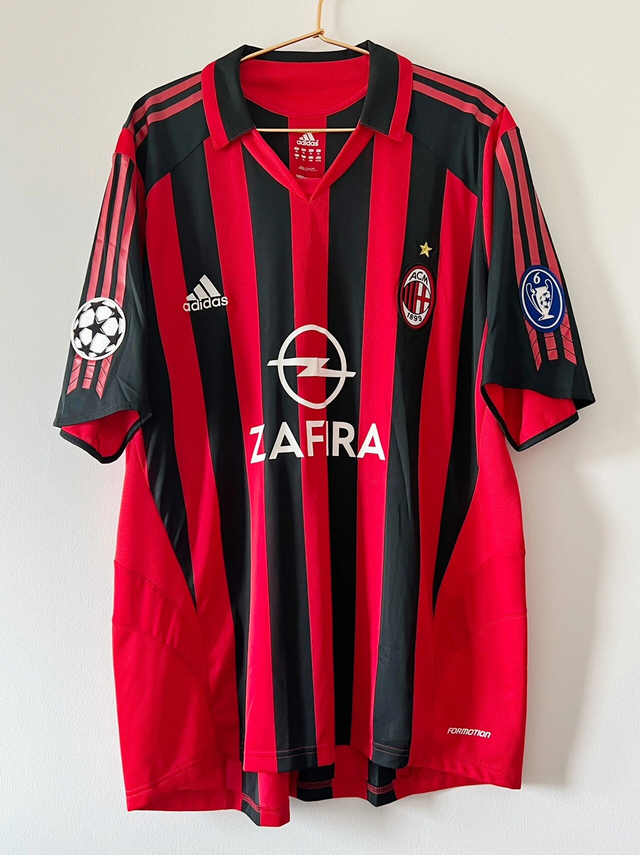 ac米兰 05/06赛季 欧冠主场 卡卡更衣室球衣