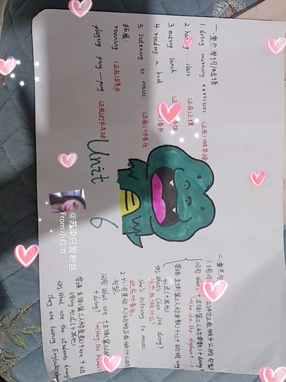 五下第六单元思维导图(英语)    图片是本人