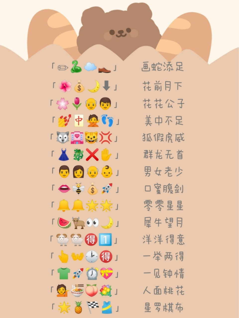 猜成语 | 第二弹 来啦来啦 看小表情猜成语,容易上瘾 969696