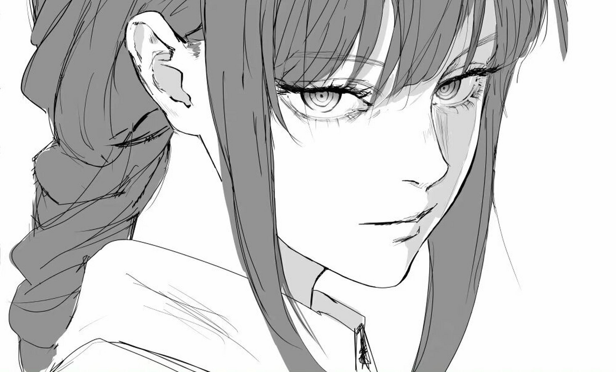 电锯人头像【黑白】 作者未知,侵权立删.