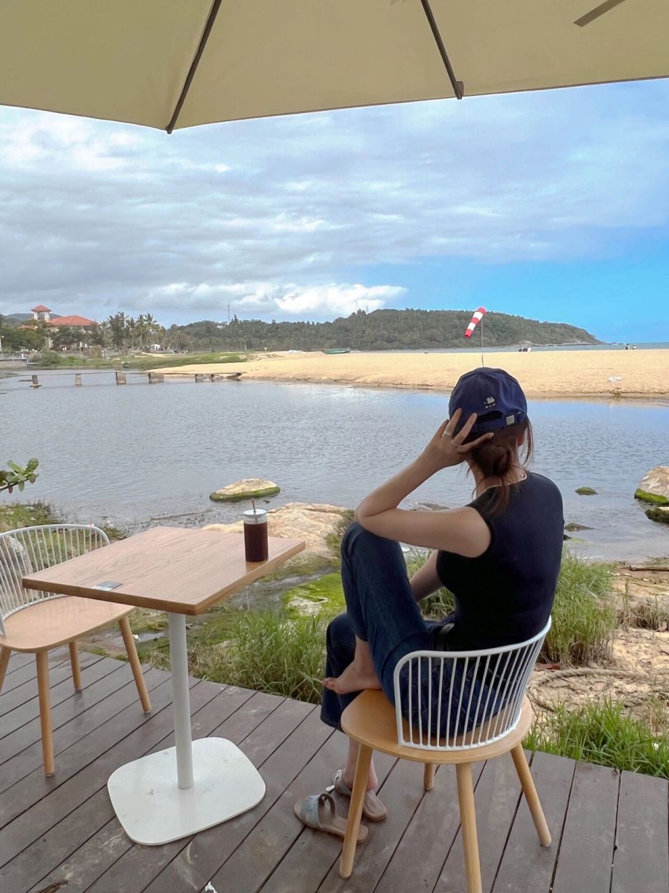 微胖女生头像一 觉得不出脸的 很适合头像 日月湾太出片呢 东西也很