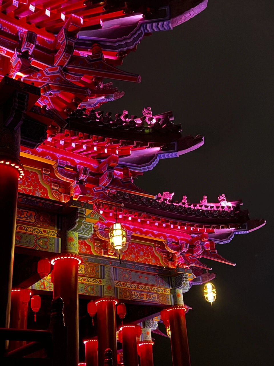 只有1%的人才知道的南充清晖阁绝美机位 古代阁楼也可以赛博朋克 来