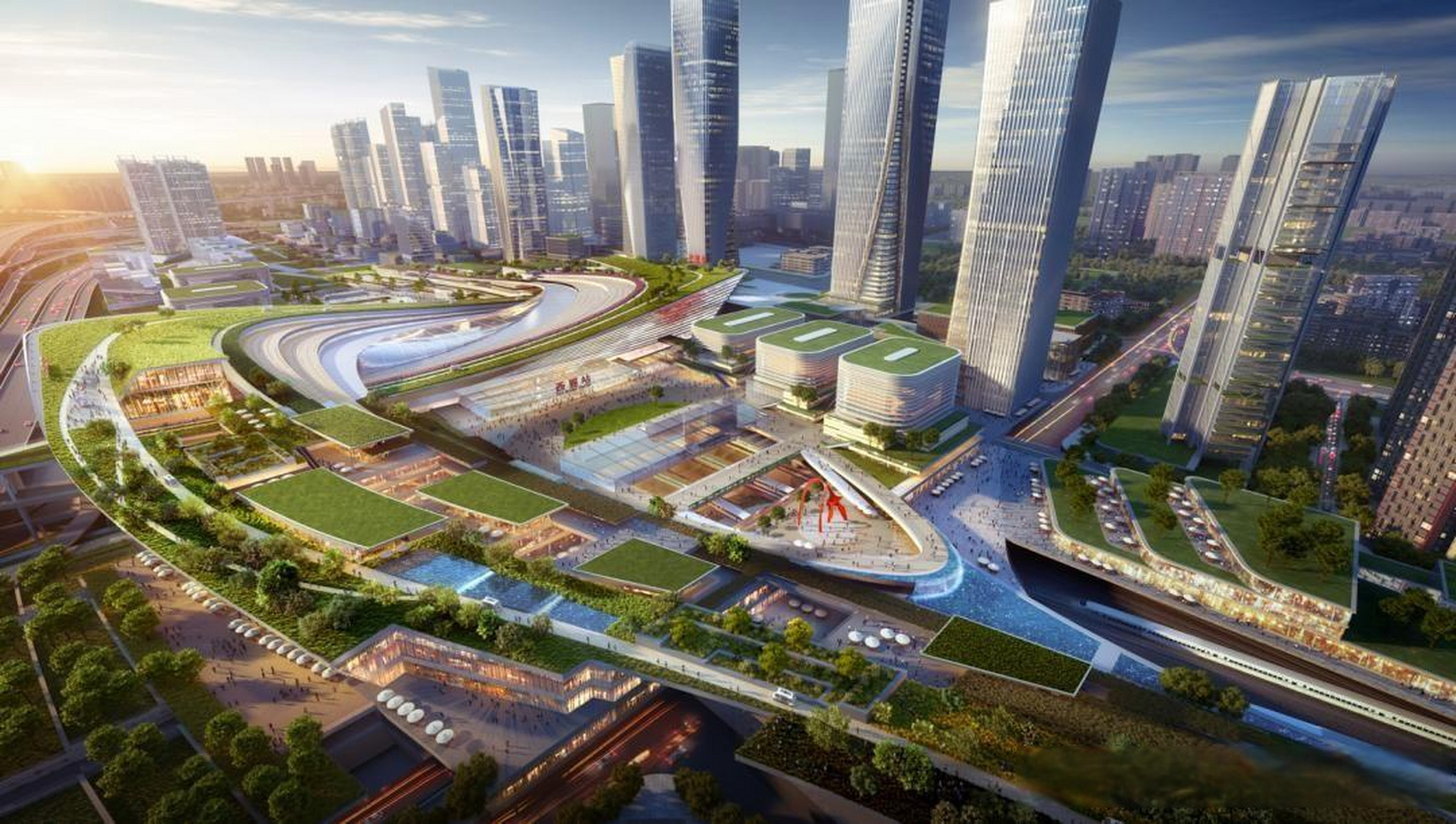 深圳枢纽新建西丽站及相关工程拟选址于南山区西丽街道,桃源街道和