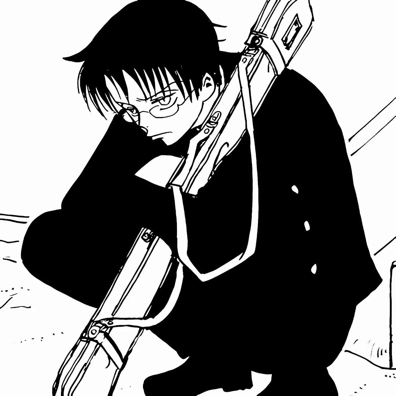 四月一日君寻 漫画头像截修|黑白|搞怪|男生|wechat|clamp 作品:xxx