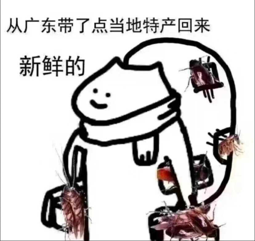 这几天到处偷来的广东蟑螂表情包 嘿嘿嘿