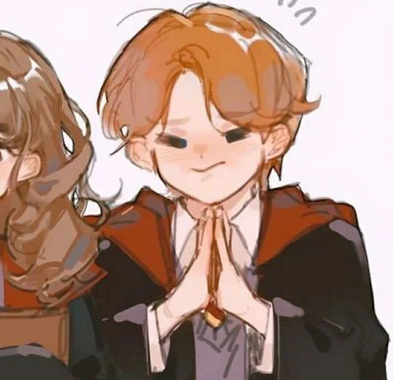 罗恩赫敏动漫情侣头像(●70●) 非原创!
