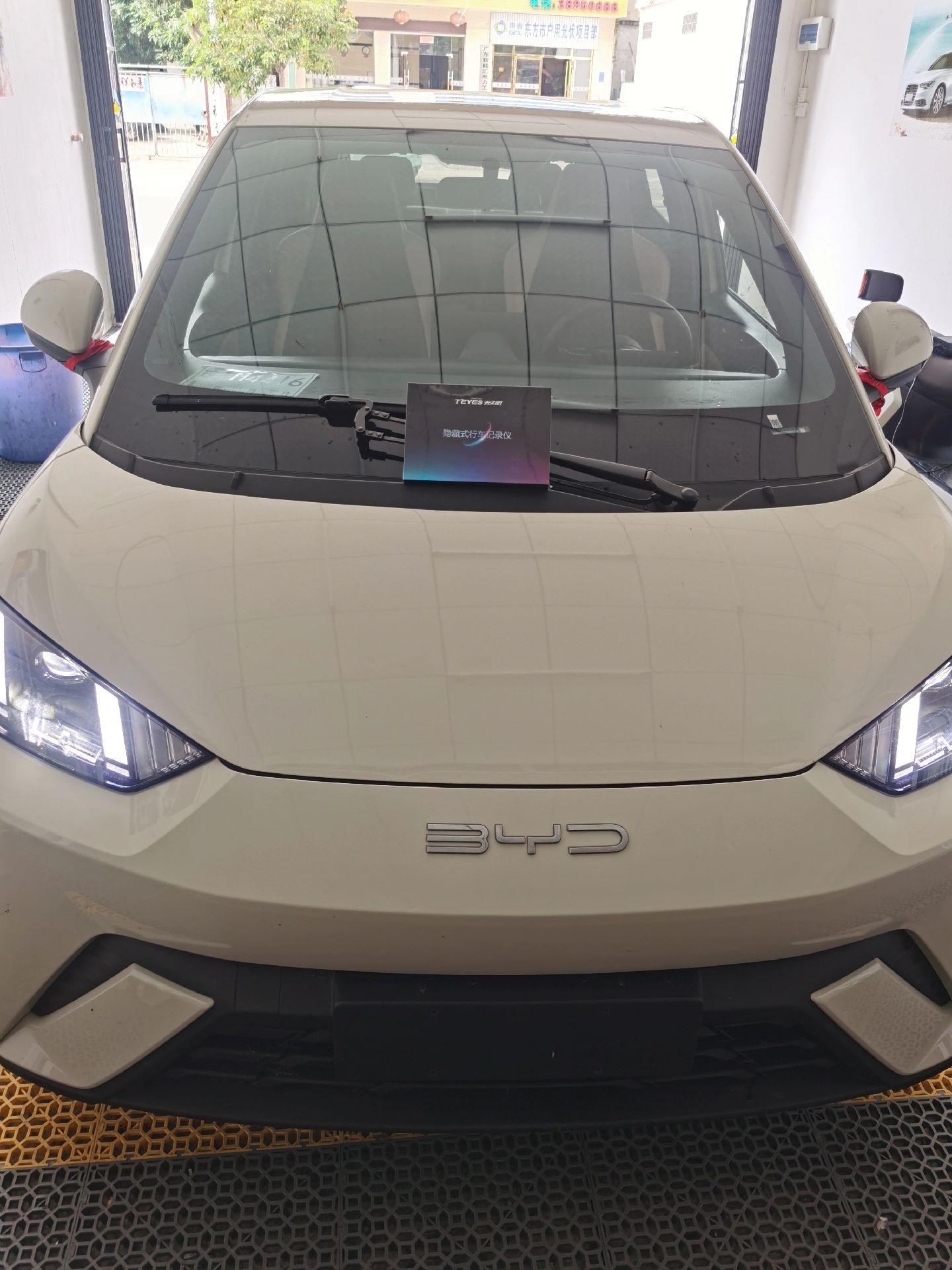 比亚迪海鸥新车到店安装#天之眼k811 行车记录仪安装完成