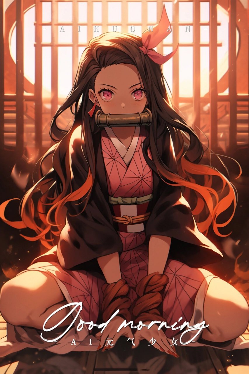 鬼灭之刃丨祢豆子 你喜欢祢豆子一样的妹妹吗?