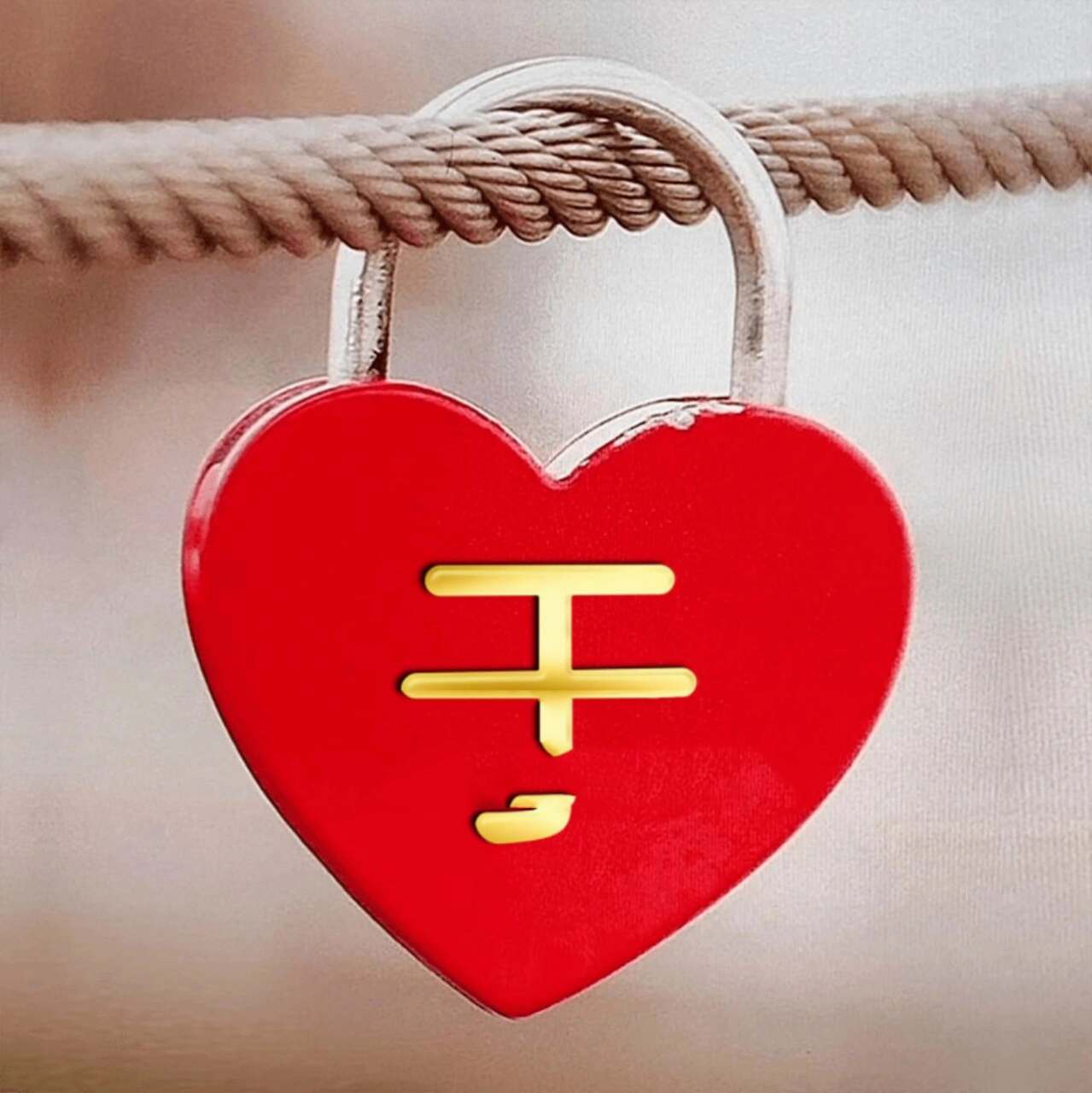 红心锁头像 你留字  我作图