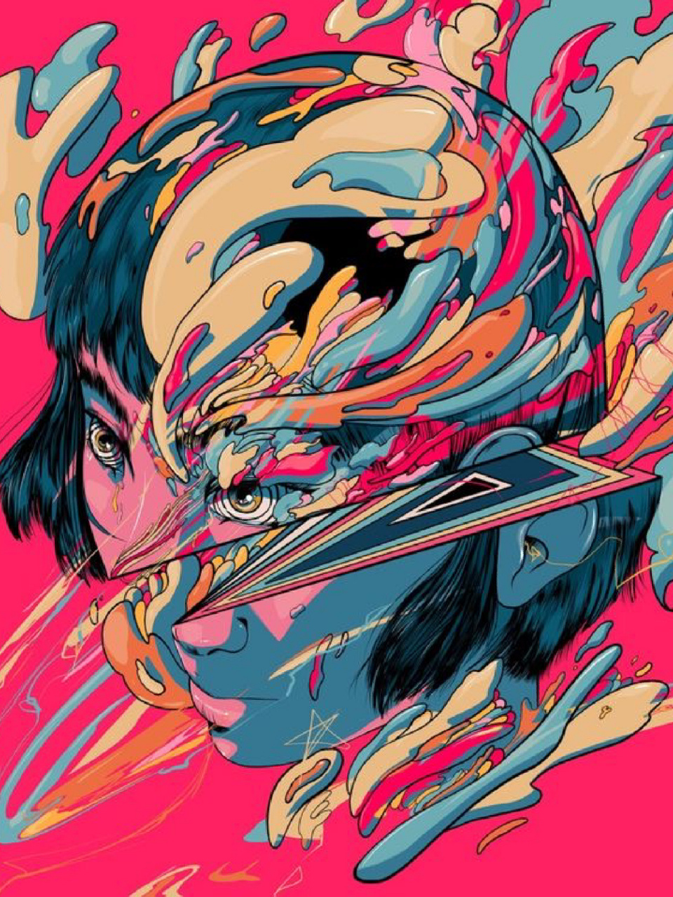 人物创意 素材|装饰画变形创意设计分享