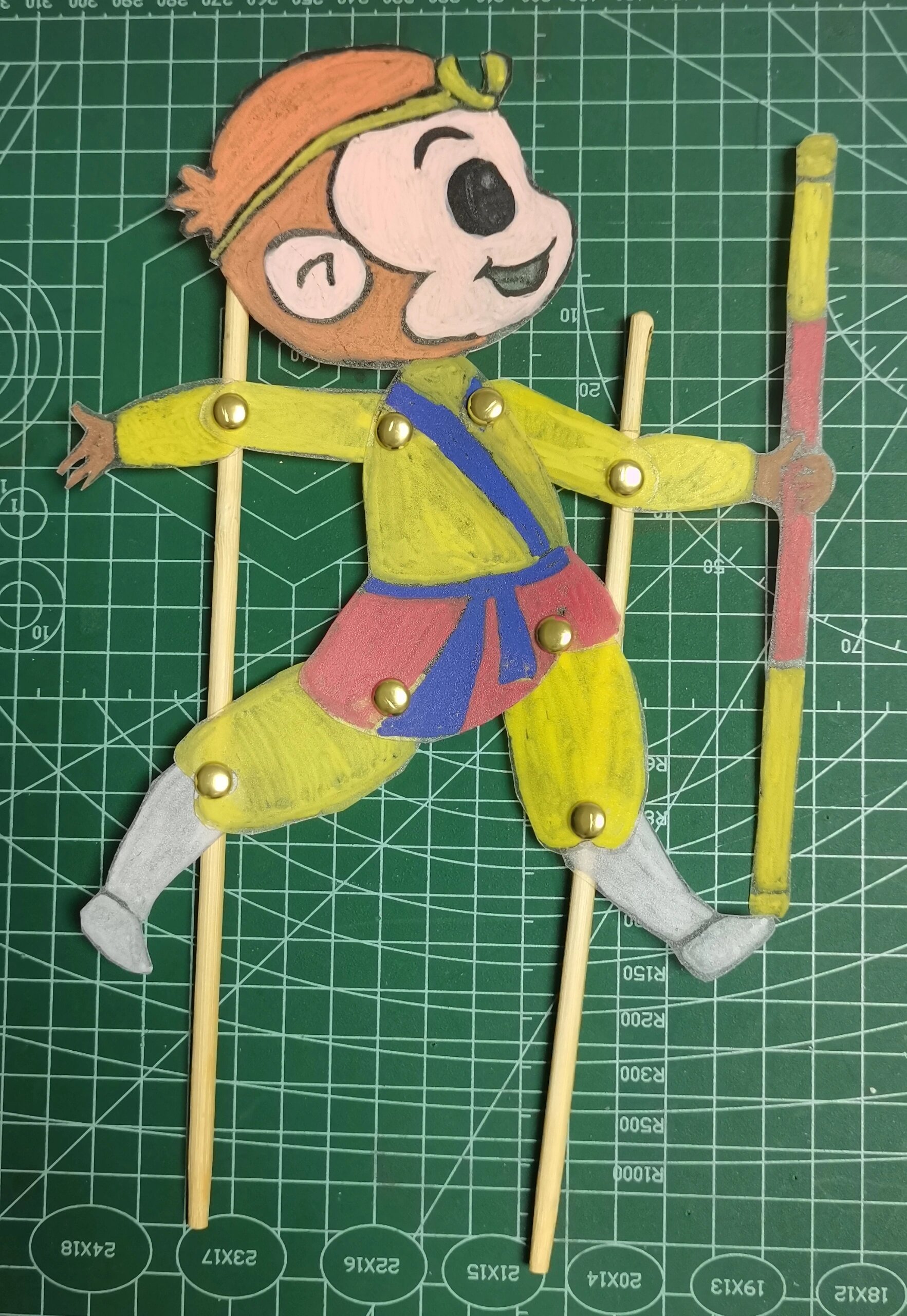 皮影戏手工西游记孙悟空唐僧沙和尚猪白龙马