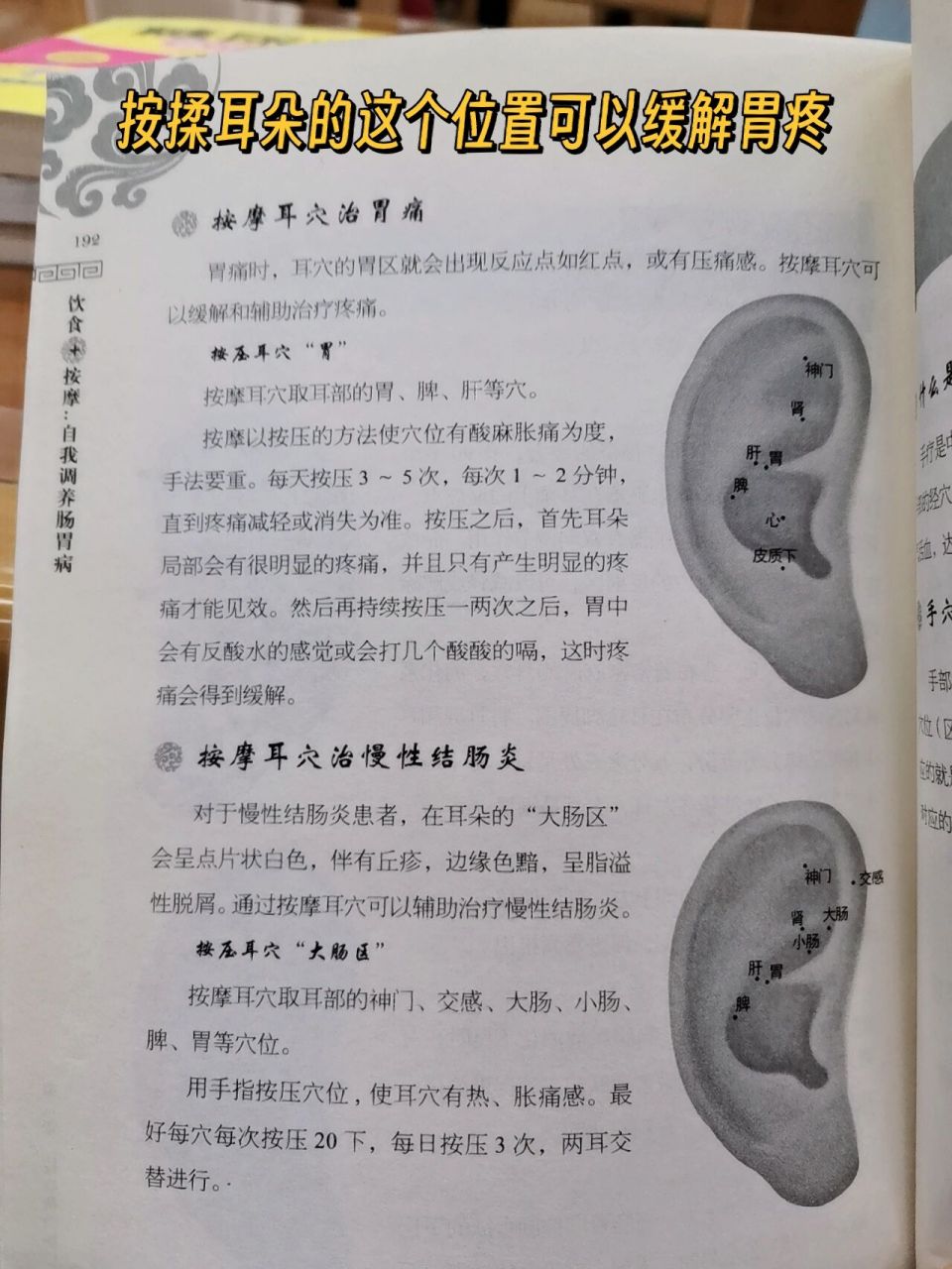 如果便秘,可以按揉耳朵的这个位置 图认识耳穴 人的耳朵是一个非常