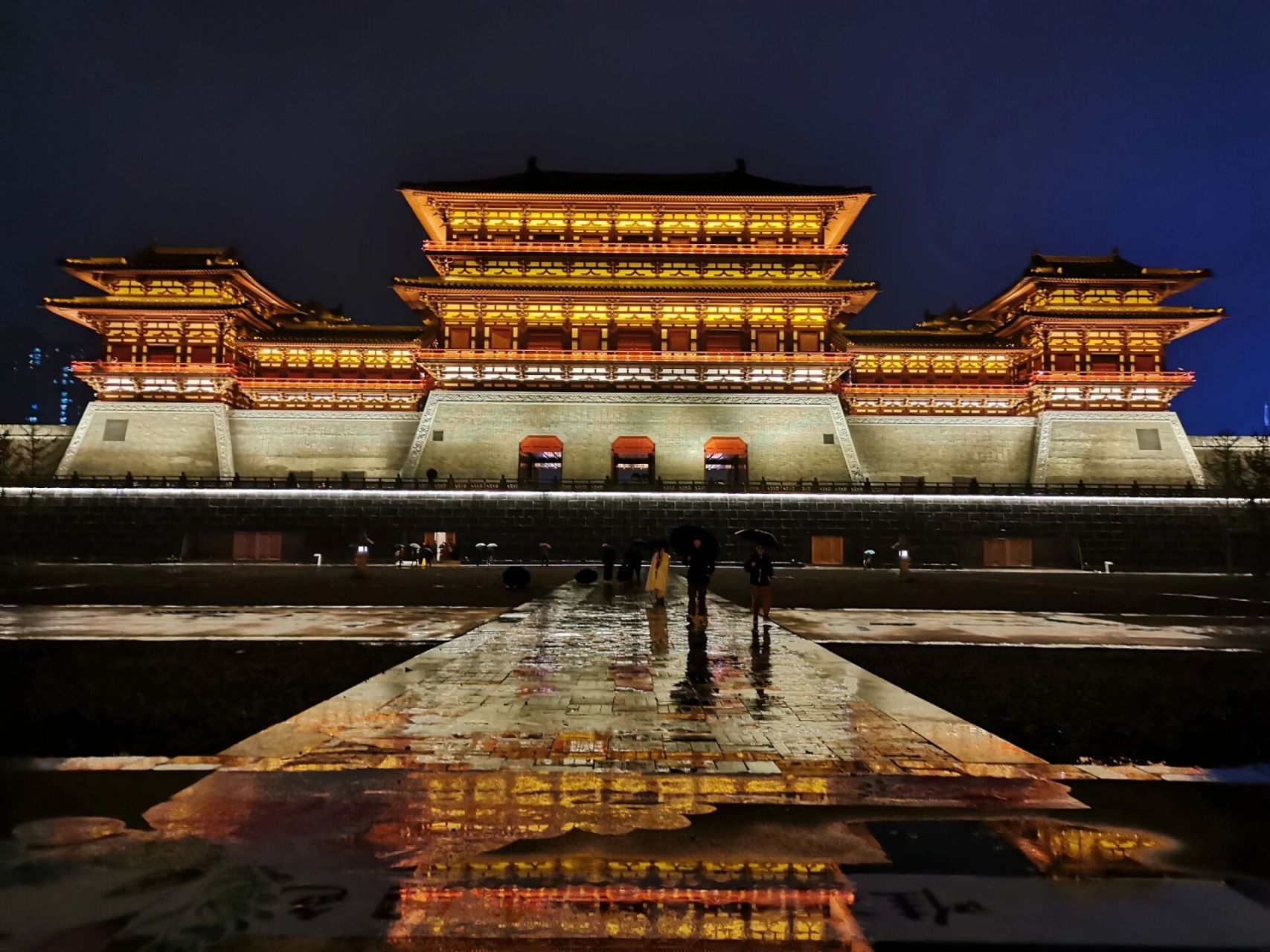 洛阳99应天门 天堂 明堂 应天门97夜景很好看很好看78,是宫门不