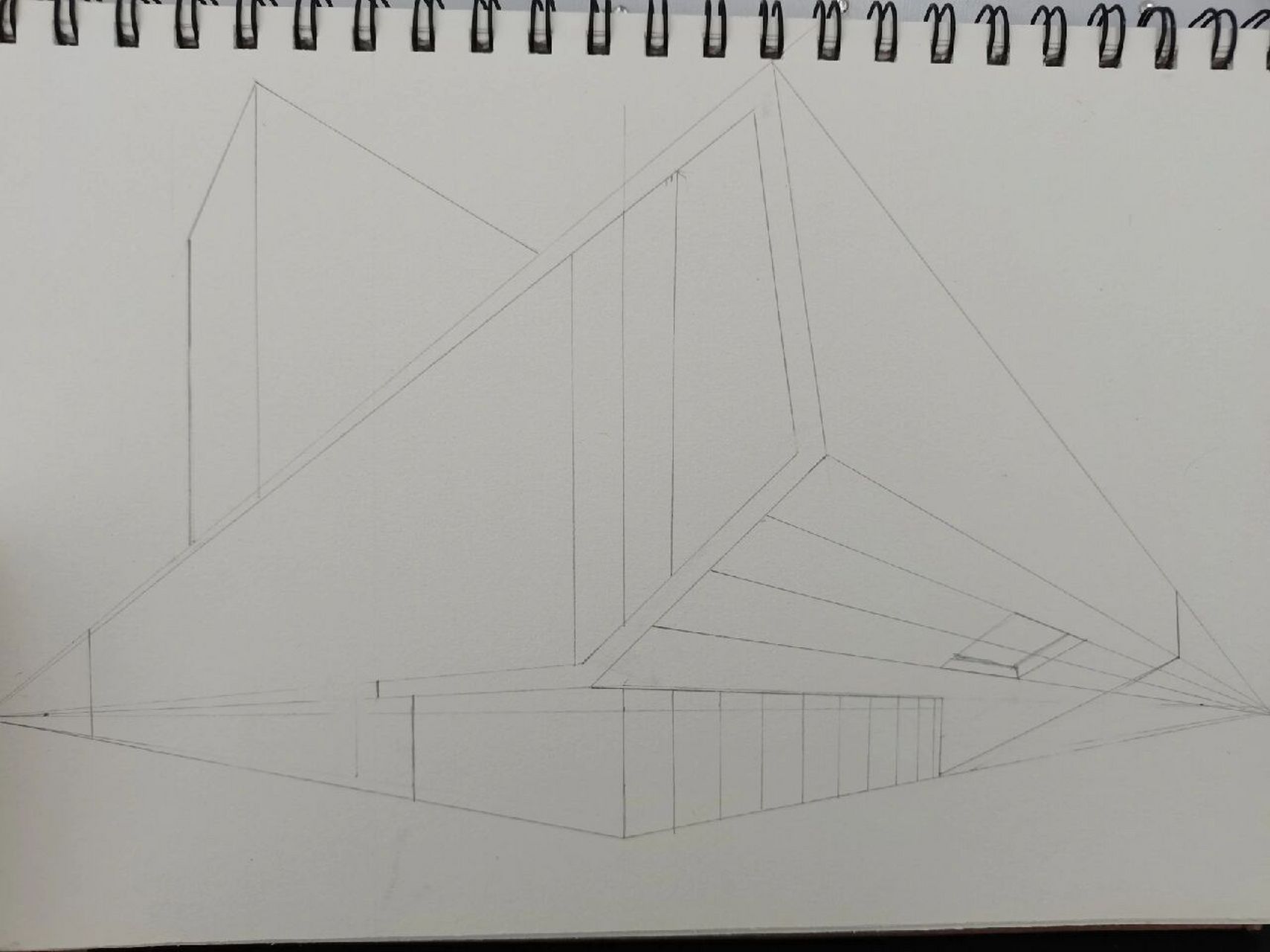 控笔练习/体块建筑手绘/透视练习 [亲吻]愿你被这个世界温柔以待,躲