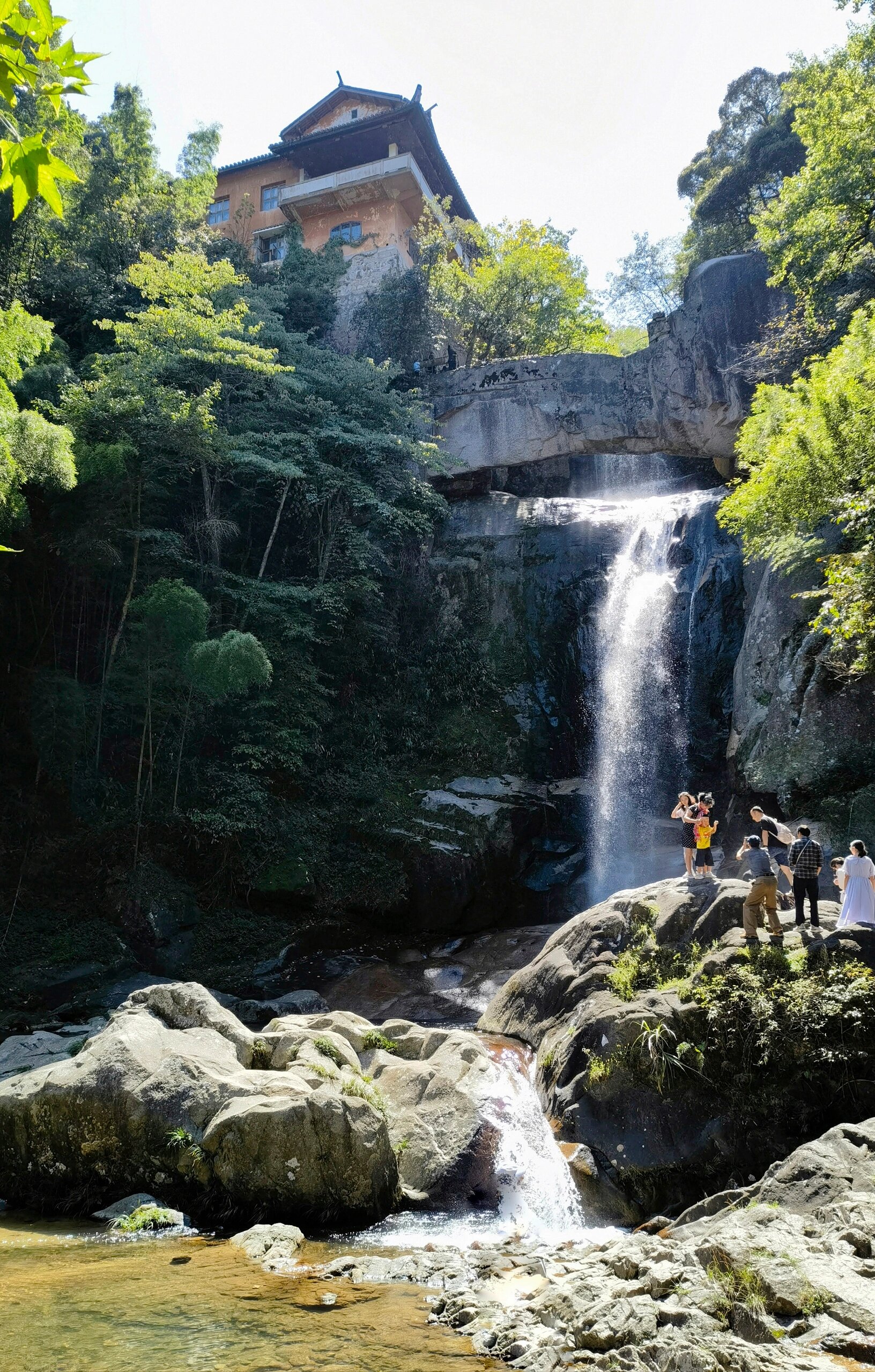 天台山 | 石梁飞瀑奇观