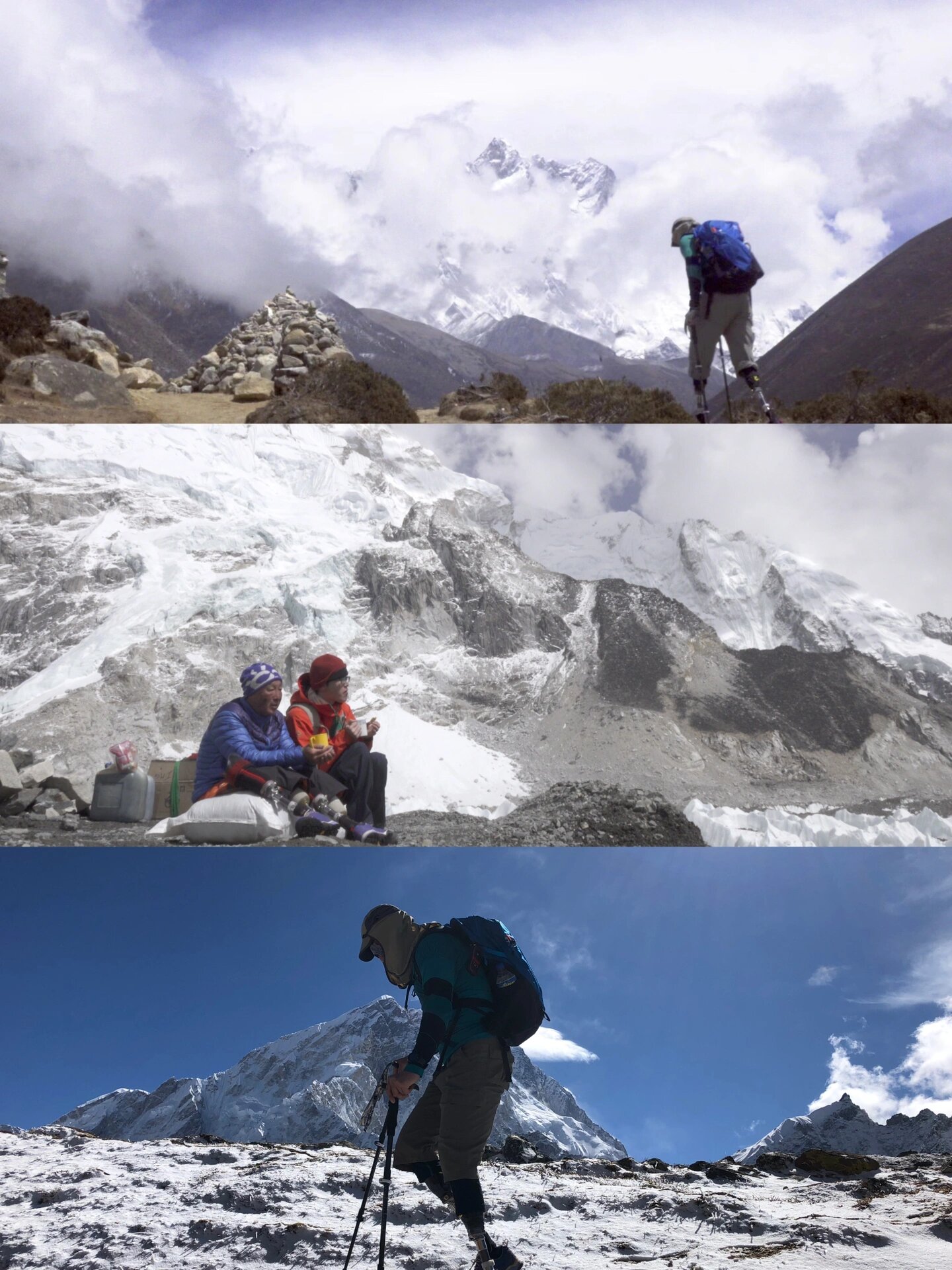 中国无腿登珠峰第一人———夏伯渝老师 744/29-30日上午,体育届最
