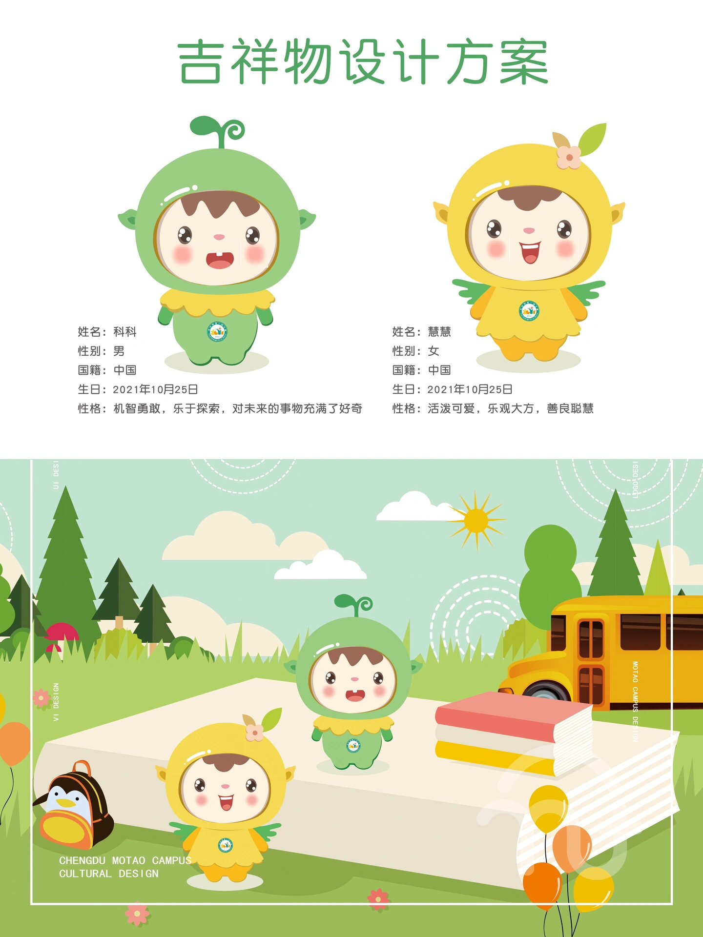 幼儿园吉祥物设计|ip设计|可爱的吉祥物
