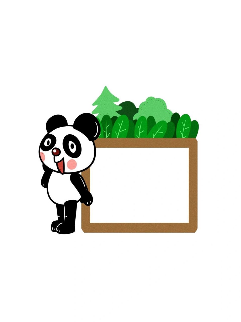 这组举牌小动物边框素材一共有15个,包括熊猫,袋鼠,奶牛,刺猬