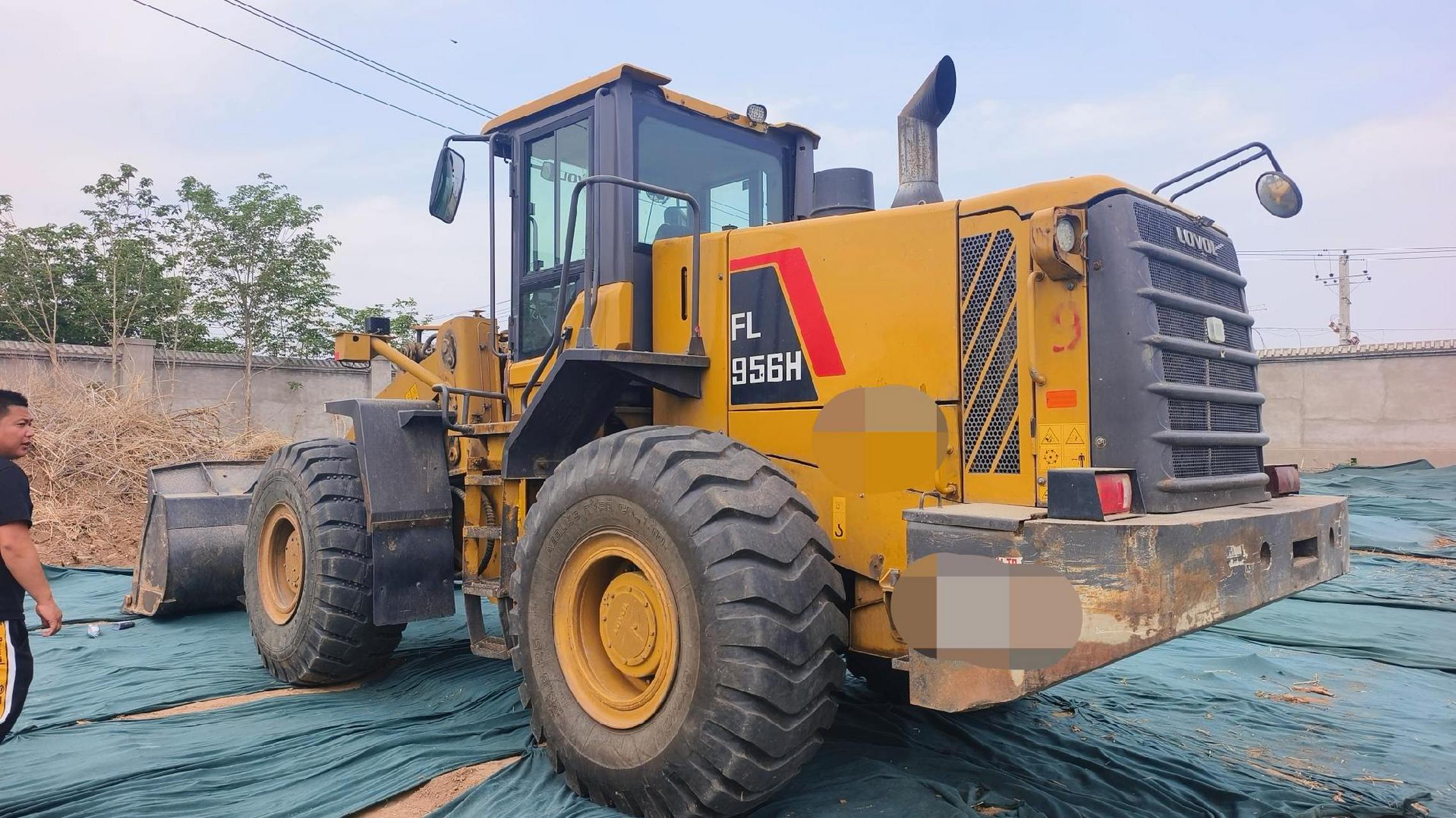 铲车装载机 现场实拍 18年雷沃956h,车况一流,价格合适