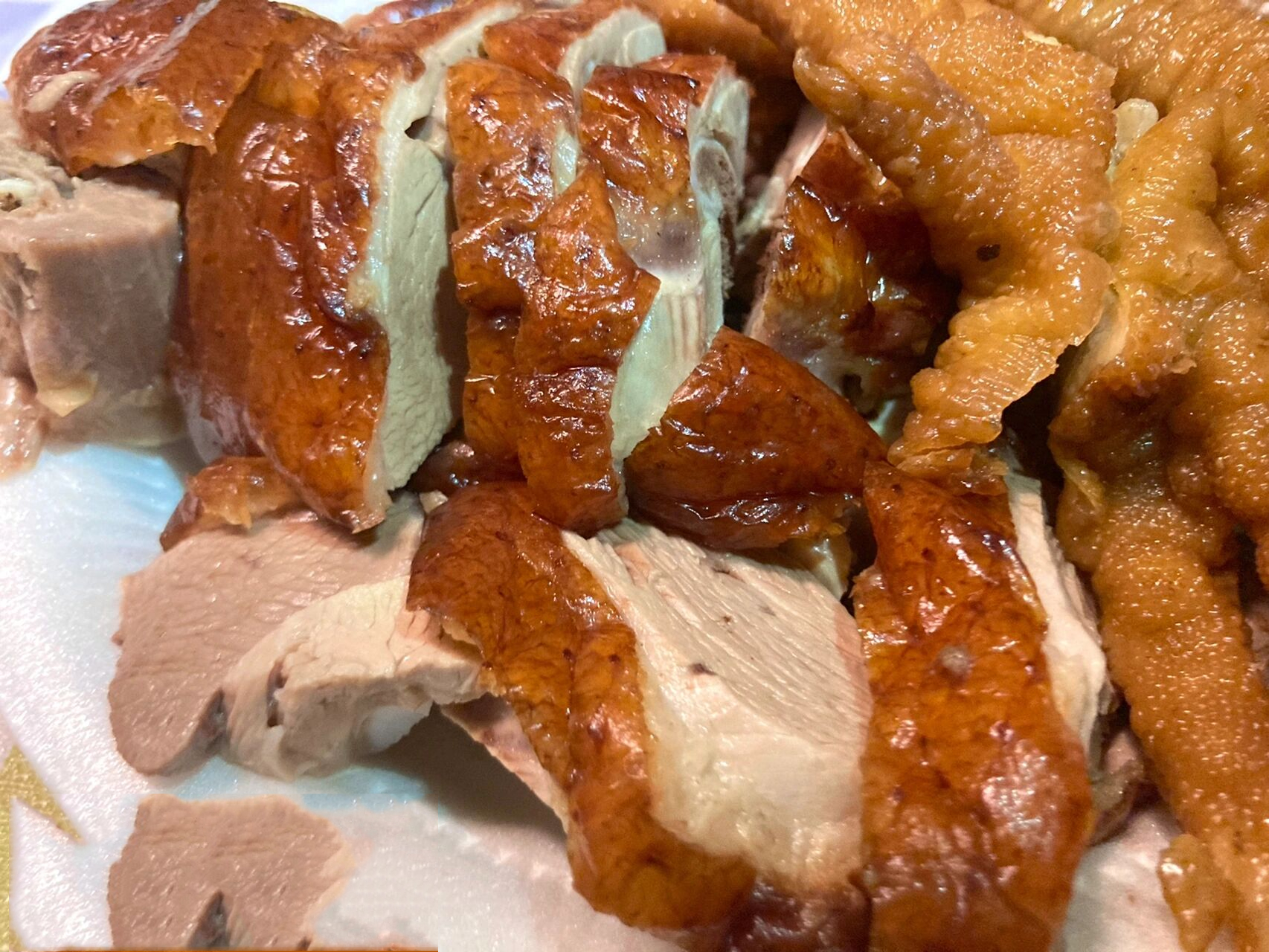 我个人以为→肯定喺第五【鸭腩肉】啦……肥瘦相间仲有脆皮!