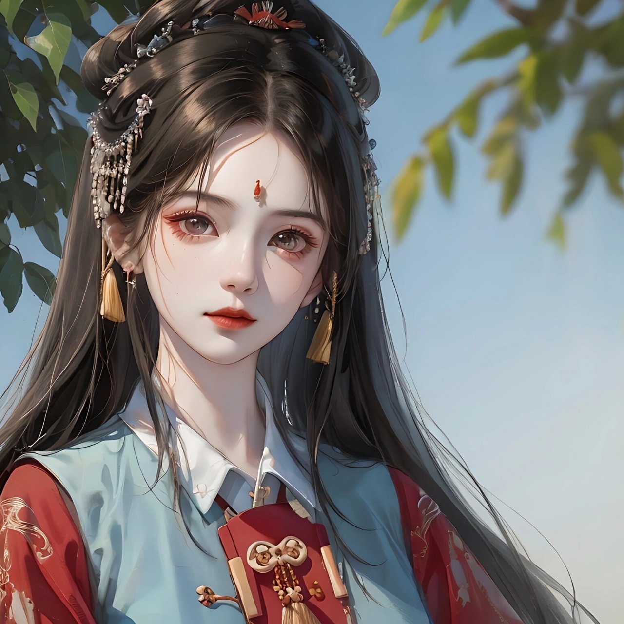 女生头像|古风头像合集 嘻嘻,这是另外的一组古风小姐姐头像哦