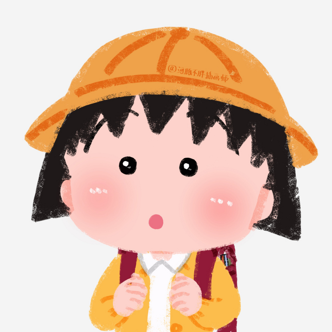 小丸子和小玉姐妹闺蜜头像2对 最后2张是附赠的小玉单人头像, 愿每一