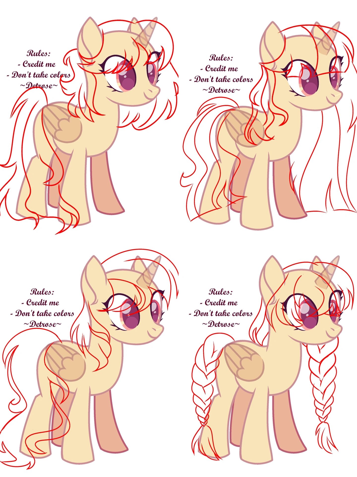 马设鬃毛素材✨ 规则: 1.使用限粉! 2.抱图留名! 3.标注作者! 4.