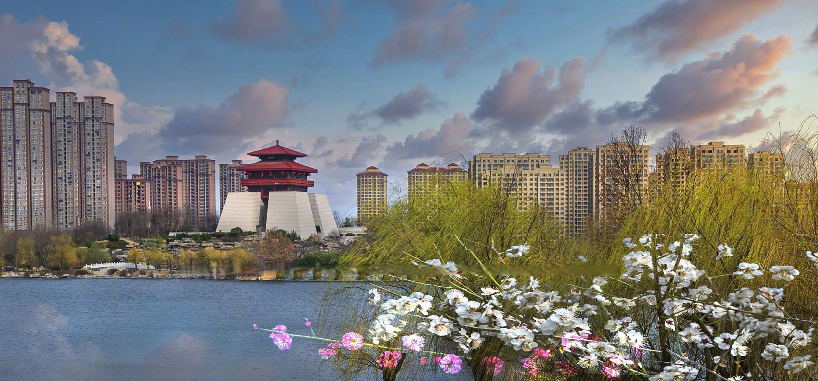 打卡好客山东# 山东相册|枣庄市峄城区:春江水暖  来源:"学习强国"