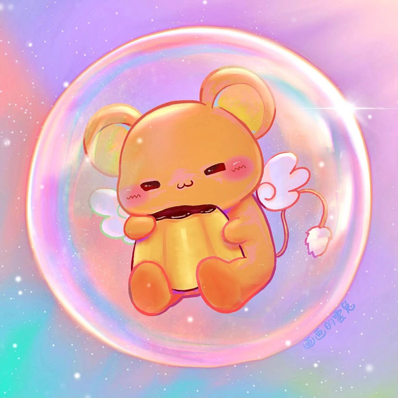 94百变小樱 小可&斯比头像~ 画了两只小可爱的头像,大点的图在另外