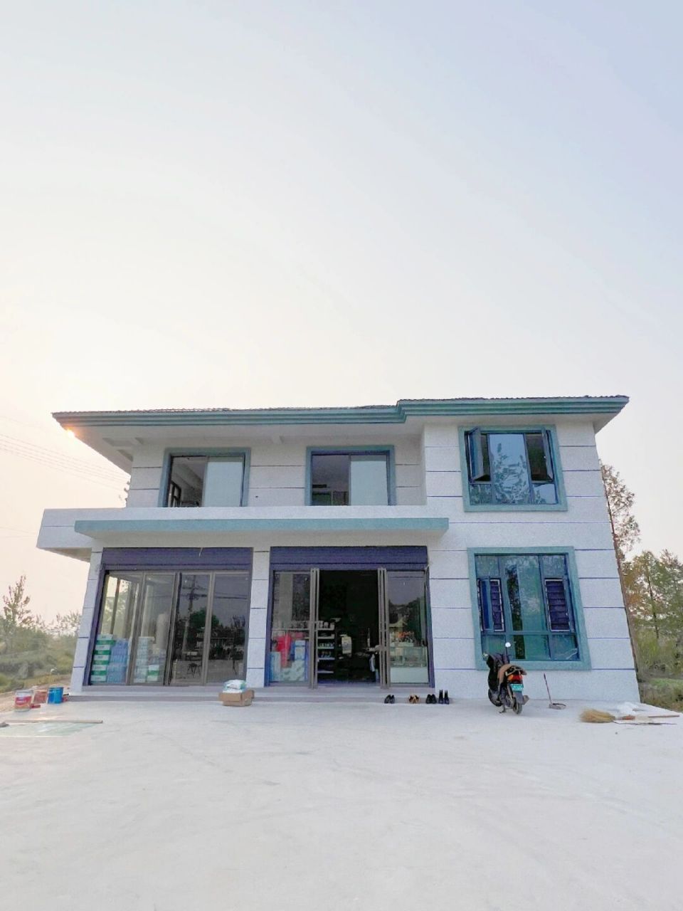 农村自建房| 外墙漆搞定,好看吗?