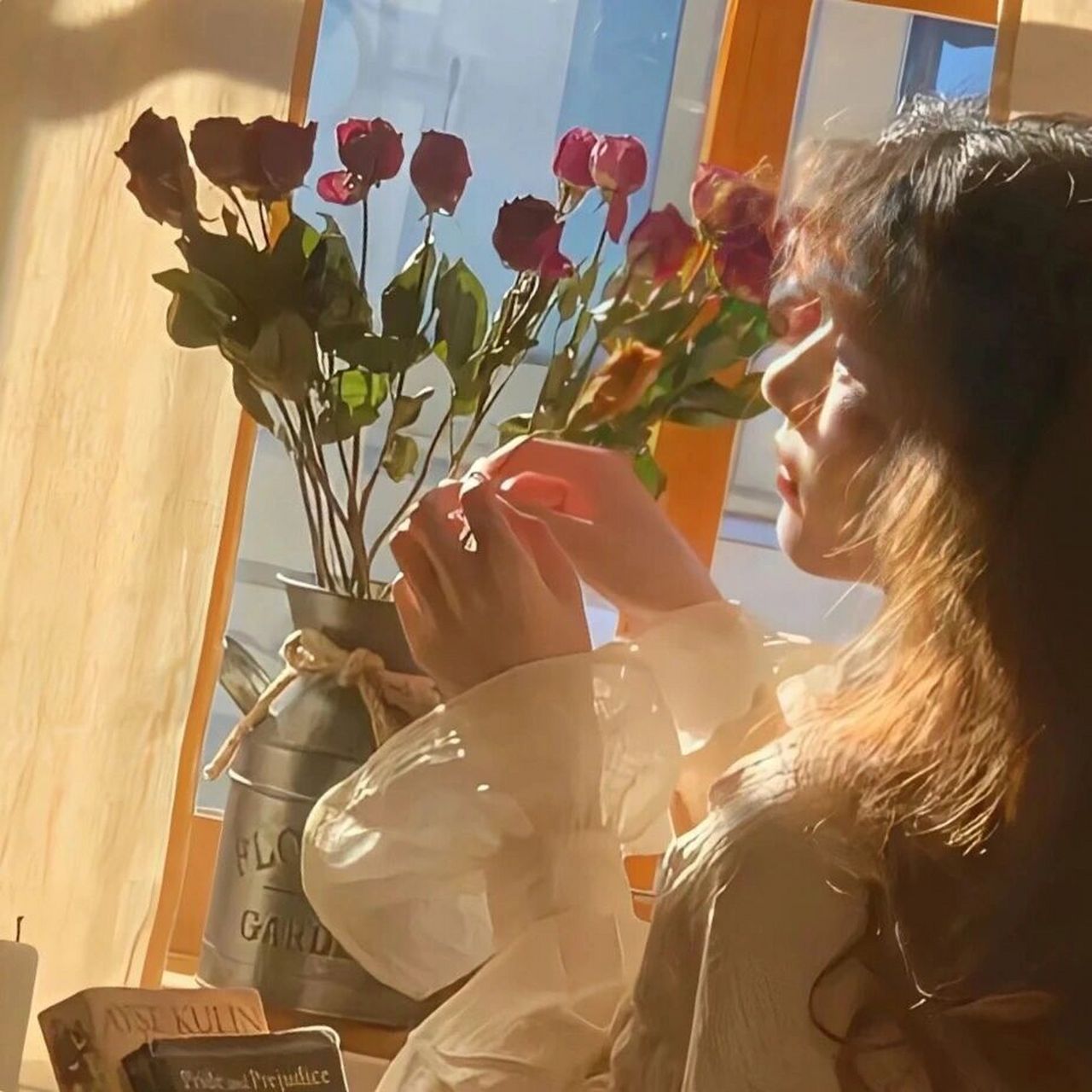 高质量女生真人头像#不露脸93