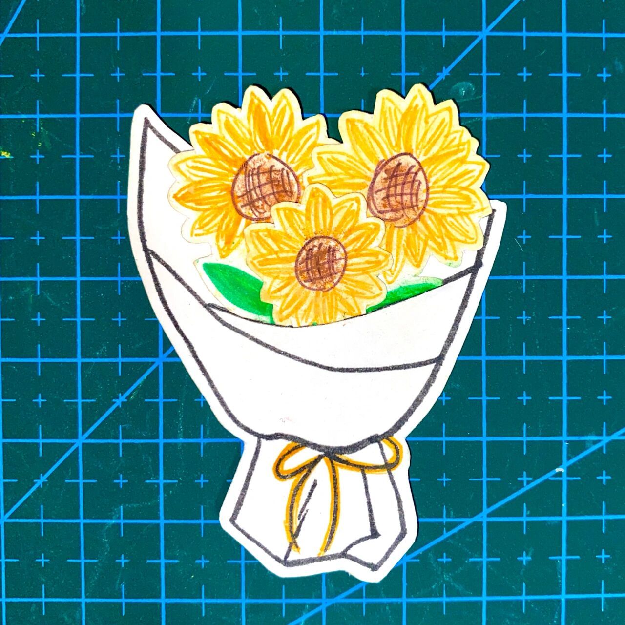 手绘|可爱手捧花(二) 嘘!又又又来骗你们的赞了小花束第二弹来喽!