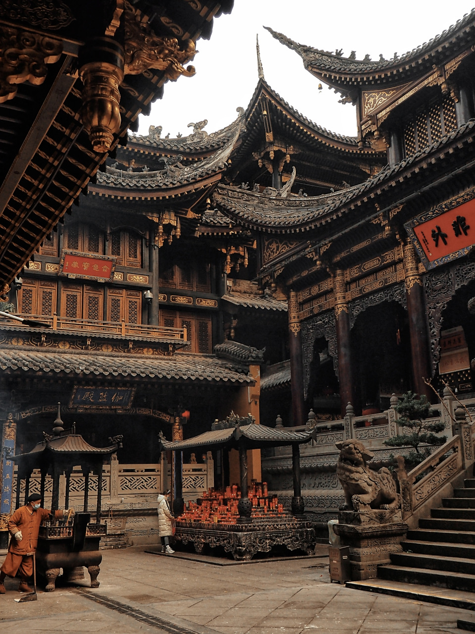 📽️古今同框 大隐隐于市 重庆 罗汉寺