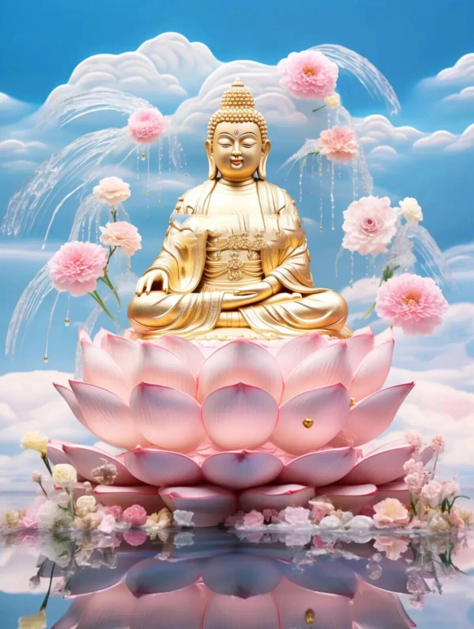 宁静禅意:佛像壁纸之祥和 慈悲与智慧:佛陀教导众生要具备慈悲与智慧