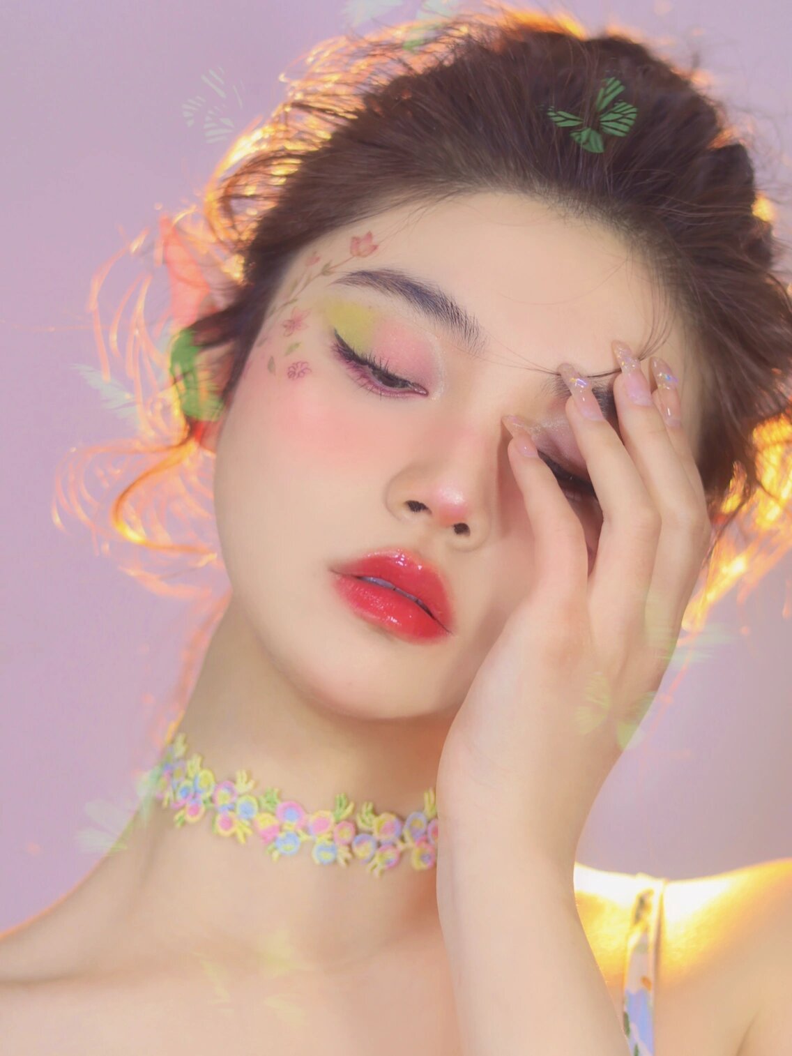 创意彩绘妆|绿光森林0269♂15 附教程