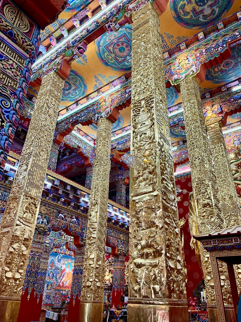 云南游|维西斥巨资打造的藏传佛教小众寺院 寿国寺,藏语称"扎史达吉林