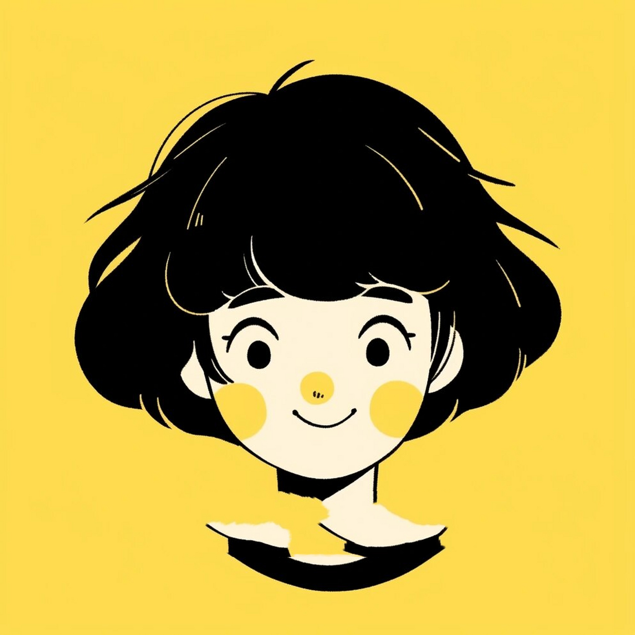 极简可爱女生头像