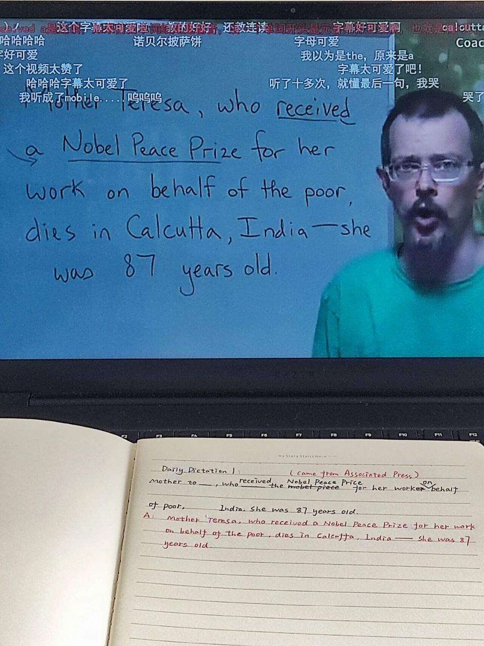 coach-shane的 《每日英语听写daily english dictation1-400》 朗Ζ