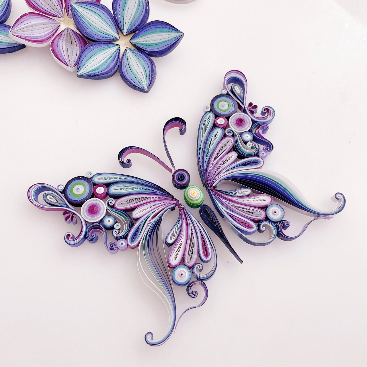 挑战全网最美衍纸蝴蝶03 把你认为最美的原创衍纸蝴蝶发出来吧!