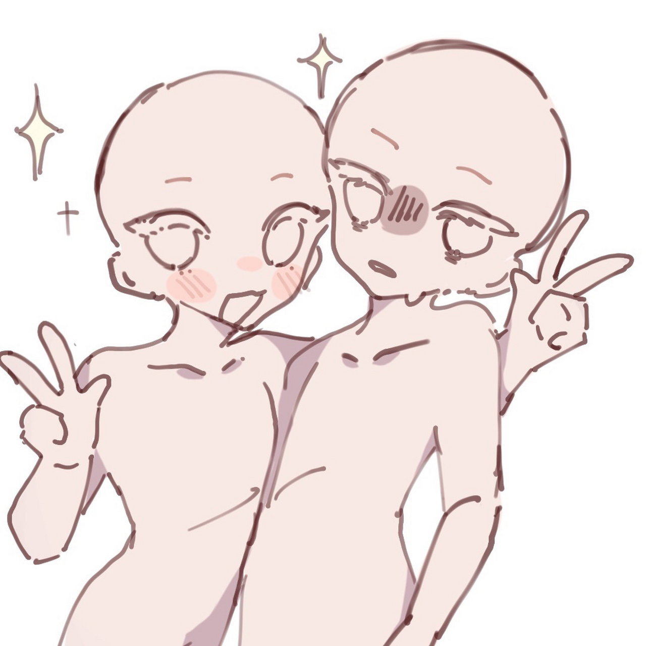 伽小哦~ 用模板画的,模板不可商用(模板不是我的)