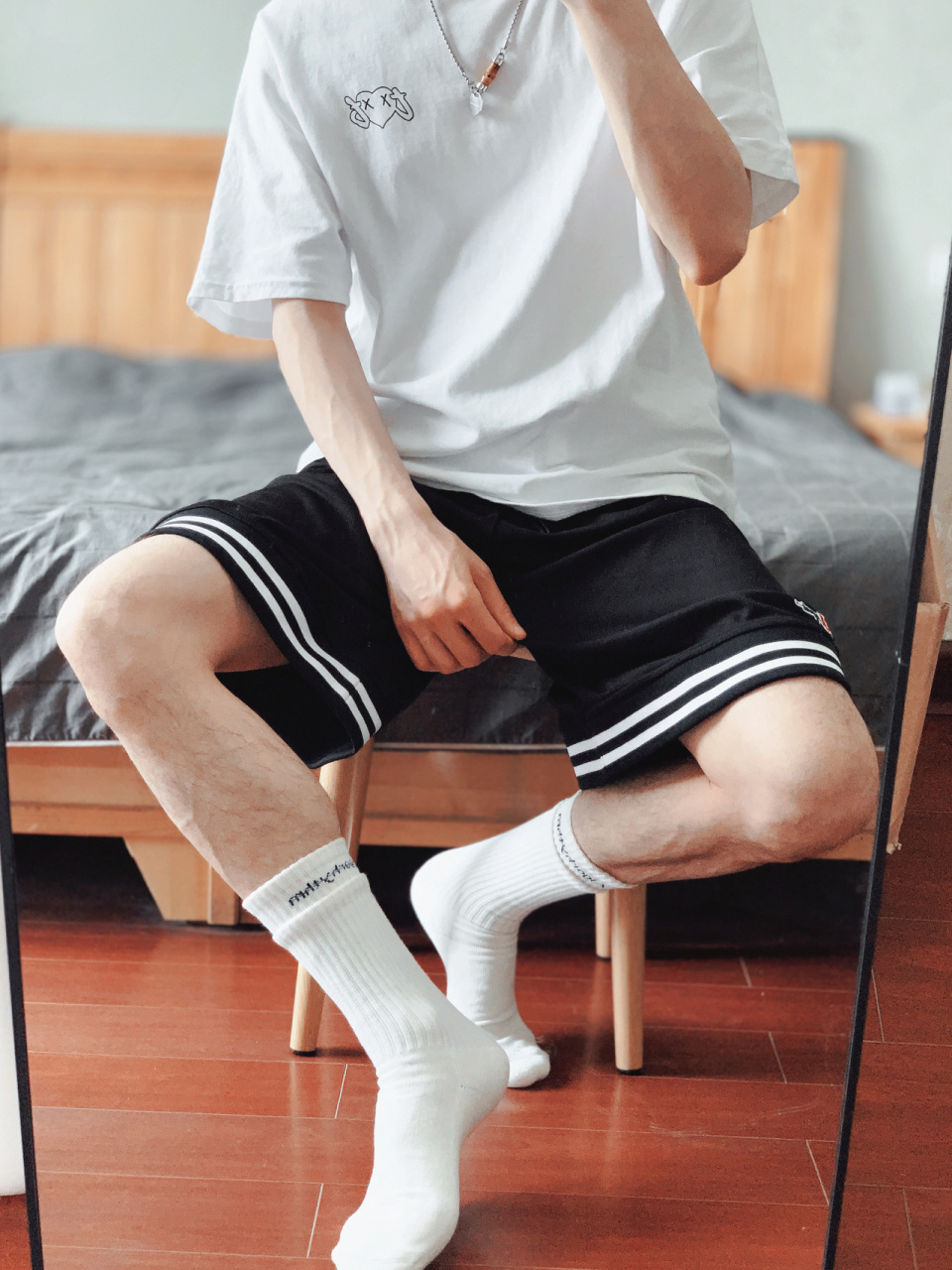 太喜欢夏天穿短裤77长袜,有和我16615样的吗?