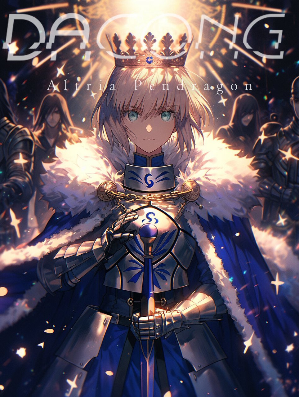 动漫壁纸#ai插画#头像分享02#fgo壁纸#saber#呆毛王020202