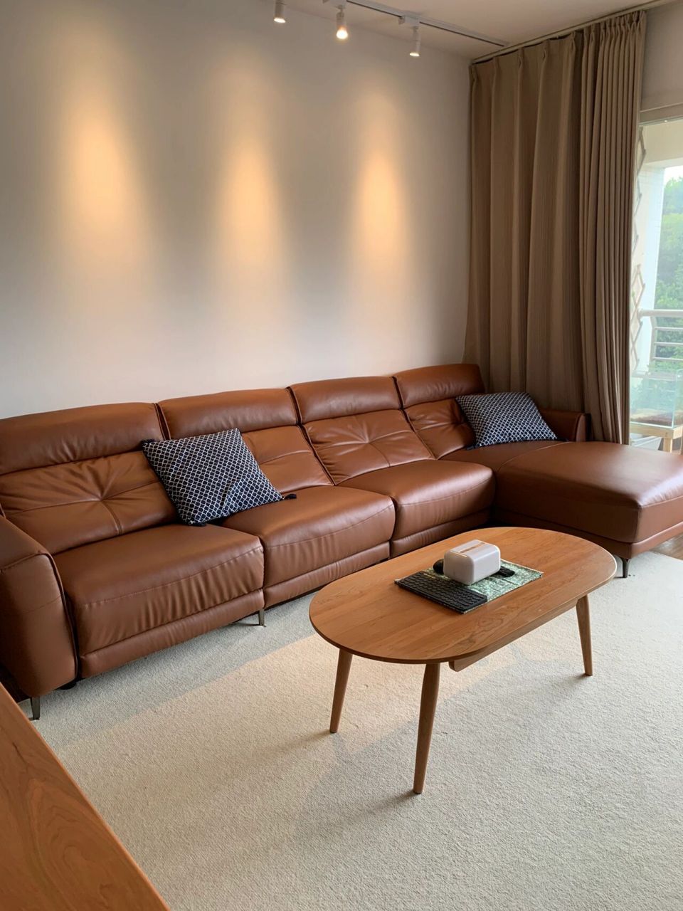 5米复古真皮大沙发只要50009075 之前我去顺德乐从家私城选沙发时