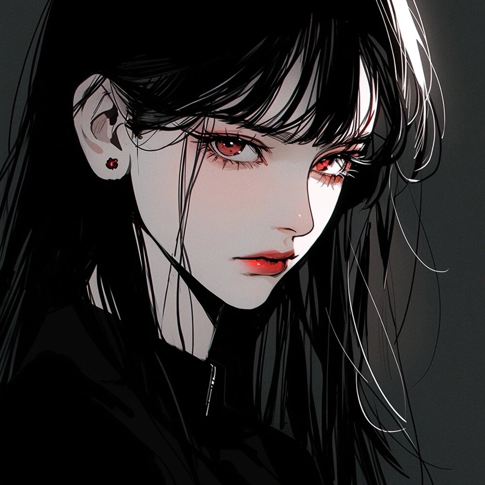 喜欢暗黑风格么?女生酷飒头像 御姐范儿