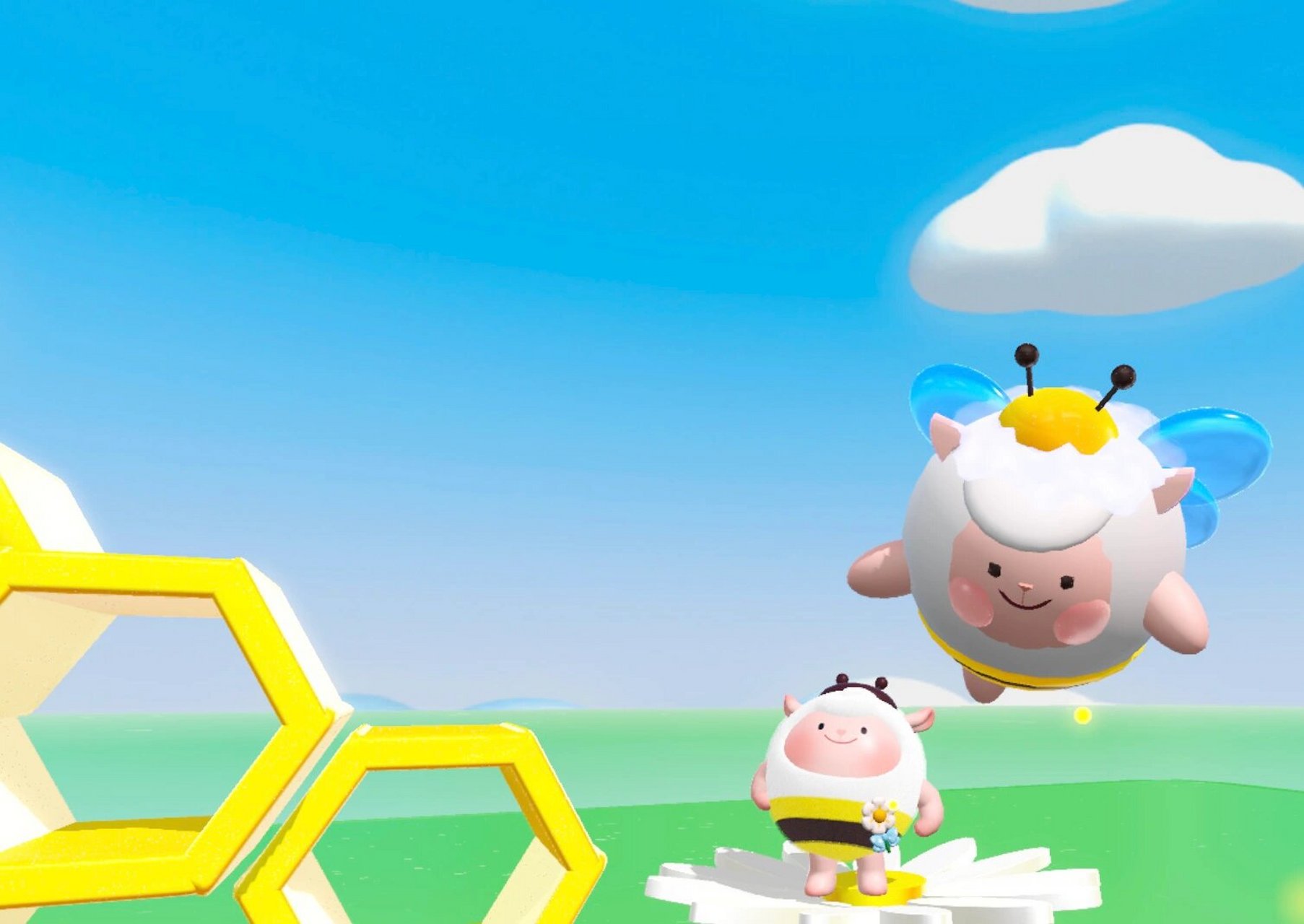 每一张图都很适合做壁纸的dongdong羊 小羊太可爱啦 	 图是"dongdong