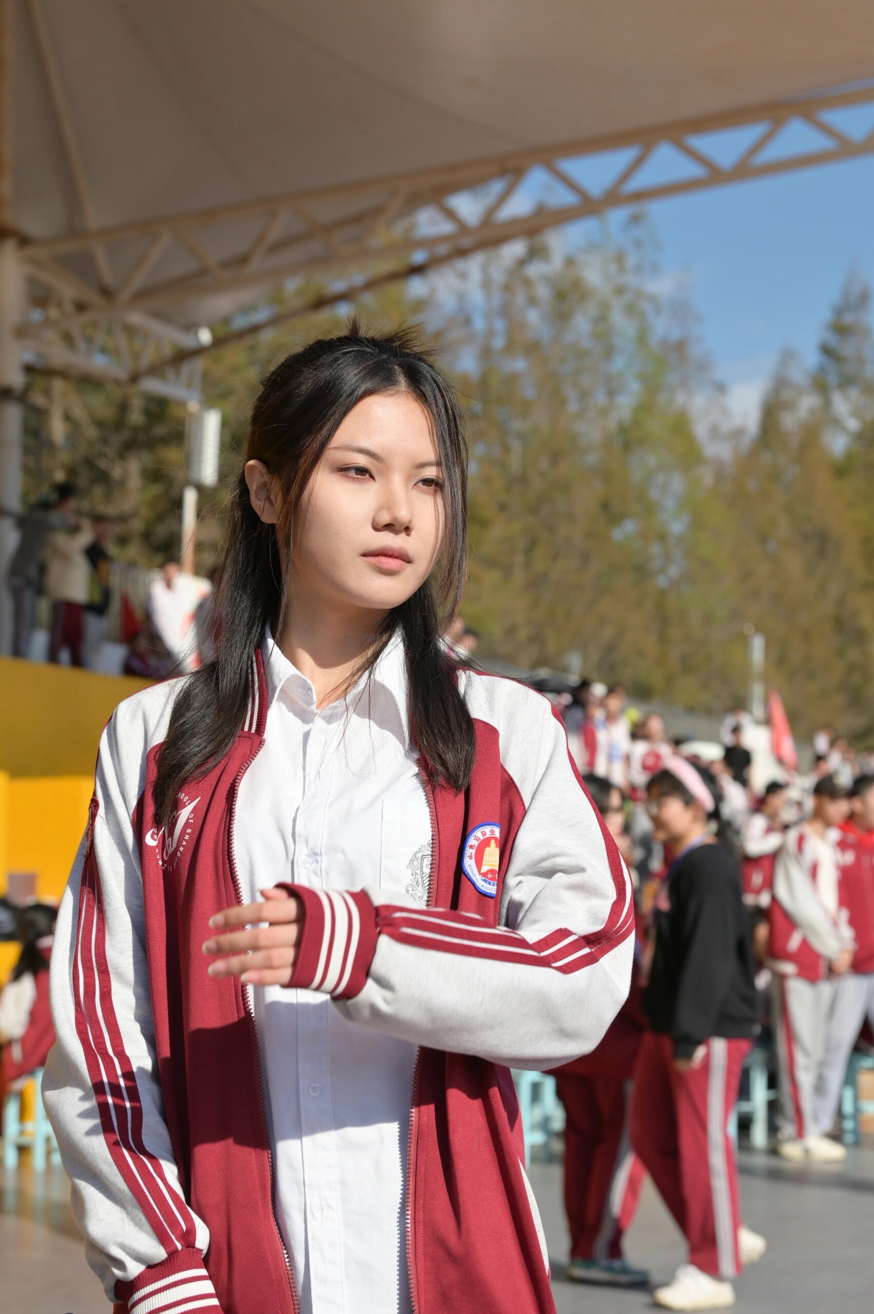 长沙市一中冬季校服图片